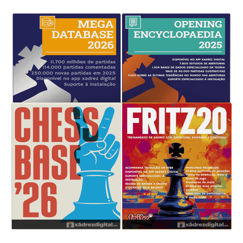 ChessBase '26, Fritz 20, Mega Database 2026 e Opening Encyclopaedia 2025