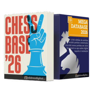 Kit promocional ChessBase 26 incluindo o banco de dados Mega Database 2026
